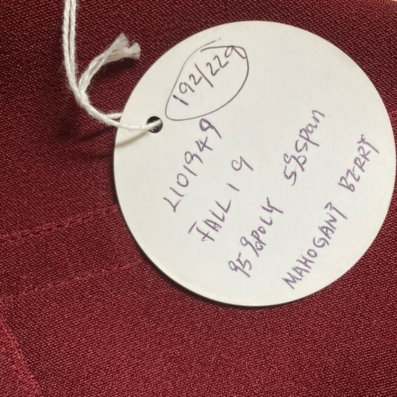 NWT Relative Pi Flap Pocket Slouchy Hooded Bomber Jacket in Mahogany Berry - Picture 9 of 12